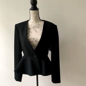 NEW Stella McCartney Mid Weight Peplum Wool Blazer